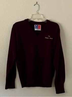 Maroon The Bishop's School Sweater